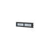 Bouton Double Métal Ultra, Noir - COMELIT UT9212MB 