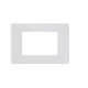 Façade Blanche One Compatible Bticino Living Light 4 Modules - COMELIT ONE/PW/BL4