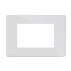 Façade Blanche One Compatible Bticino Living Light 3 Modules - COMELIT ONE/PW/BL3 