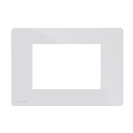 Façade Blanche One Compatible Bticino Living Light 3 Modules - COMELIT ONE/PW/BL3 