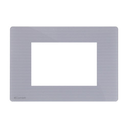 Façade Gris Perle One Compatible Bticino Living Light 3 Modules - COMELIT ONE/PP/BL3 