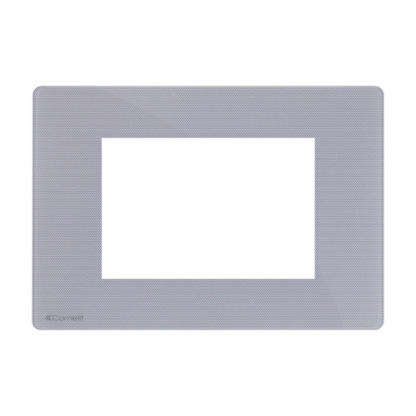 Façade Gris Perle One Compatible Bticino Axolute 3 Modules - COMELIT ONE/PP/BA3 