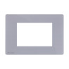 Façade Gris Perle One Compatible Bticino Axolute 3 Modules - COMELIT ONE/PP/BA3
