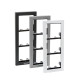 Chassis 4 Modules Avec Cadre Anthracite - COMELIT 3311/4A