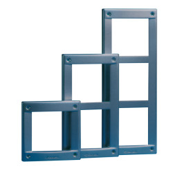 Cadre Aluminium Gris Foncé Vandalcom 2 Modules - COMELIT 3161/2 