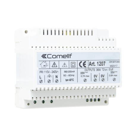 Transformateur D'Alimentation  230 Vac / 33Vcc-20Vcc - COMELIT 1207 