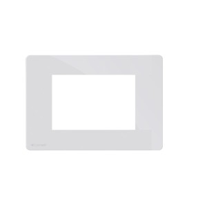 Façade Blanche One Compatible Bticino Living Light 4 Modules - COMELIT ONE/PW/BL4 