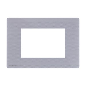 Façade Gris Perle One Compatible Bticino Axolute 3 Modules - COMELIT ONE/PP/BA3 