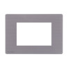 Façade Graphite One Compatible Bticino Axolute 3 Modules - COMELIT ONE/PG/BA3 