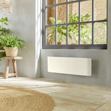 Radiateur Fonte NOIROT CALIDOO Nativ Plinthe 750W anthracite connecté INTUIS M152422