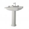 Lavabo Ceramique Waldorf à suspendre ou sur colonne 60-55 CM - CRISTINA ONDYNA WD6045