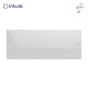Radiateur connecté Campalys plinthe 750W Blanc satiné - INTUIS M151412