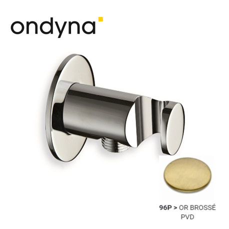Applique Prise D'Eau Ronde Or Brosse HYDROTHERAPIE - CRISTINA ONDYNA PD44696P