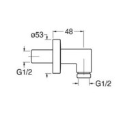 Prise D'Eau Laiton  Ronde Or Rose Brosse HYDROTHERAPIE - CRISTINA ONDYNA PD46334P
