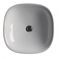 LAVABO CERAMIQUE WILD 45-45-10 CM A ENCASTRER BLANC BRILLANT - CRISTINA ONDYNA WWL4509