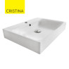 Vasque lavabo céramique Blanc Mat CENTO - CRISTINA ONDYNA WCE604524