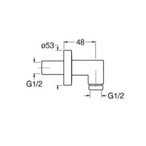 Prise D'Eau Laiton Ronde Or Brosse - CRISTINA ONDYNA PD46396P