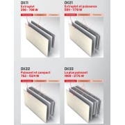 Radiateur chauffage central H2O DK33 Vertical Natura Blanc 1500W - VALDEROMA 19210033