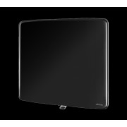 Radiateur fonte VERALI 1000W horizontal noir brillant - ATLANTIC 507659