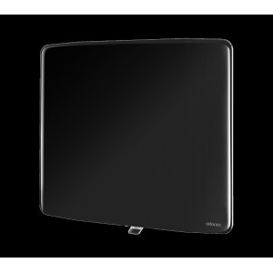 Radiateur fonte VERALI 1500W horizontal noir brillant - ATLANTIC 507660