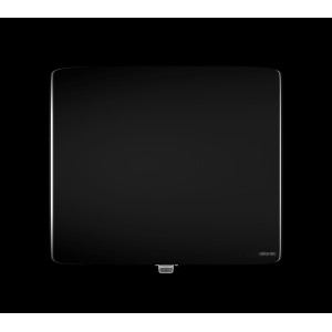 Radiateur fonte VERALI 1500W horizontal noir brillant - ATLANTIC 507660