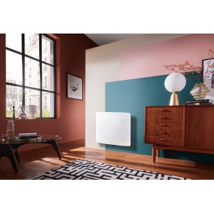 Radiateur fonte VERALI 1900W horizontal blanc brillant - ATLANTIC 507655