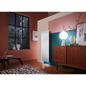 Radiateur fonte VERALI 2000W vertical blanc brillant - ATLANTIC 507657