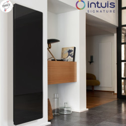 Radiateur à inertie CAMPAVER Nativ Vertical 2000W Noir Astrakan- INTUIS SIGNATURE K161227