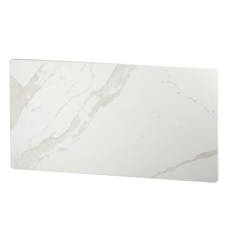 Radiateur à inertie KERAMOS Nativ Horizontal 1500W Marbre blanc - INTUIS SIGNATURE K164115 