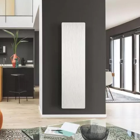 Radiateur à inertie KERAMOS Nativ Vertical 2000W Marbre blanc - INTUIS SIGNATURE K164217 