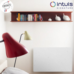 Radiateur à inertie NATURAY Nativ Horizontal 1000W Blanc de Lave - INTUIS SIGNATURE K160113 