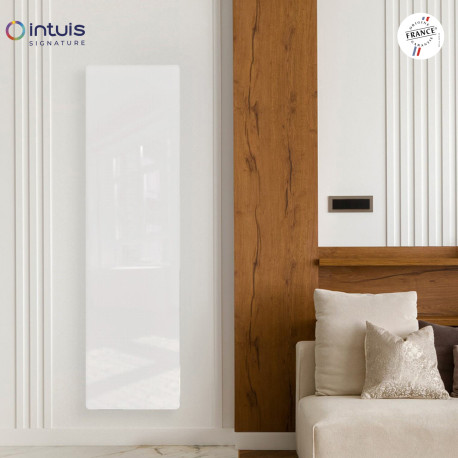 Radiateur à inertie CAMPAVER Nativ Vertical 1500W Lys Blanc - INTUIS SIGNATURE K161215