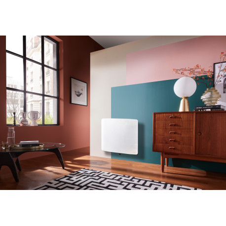 Radiateur fonte VERALI 1000W horizontal blanc brillant - ATLANTIC 507653