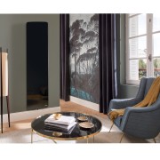 Radiateur fonte VERALI 2000W vertical noir brillant - ATLANTIC 507663