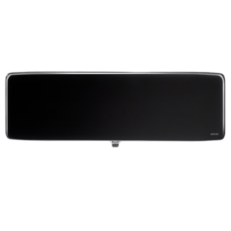 Radiateur fonte VERALI 1500W plinthe noir brillant - ATLANTIC 507664