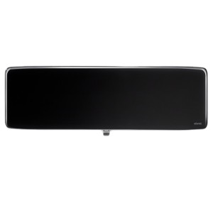 Radiateur fonte VERALI 1500W plinthe noir brillant - ATLANTIC 507664