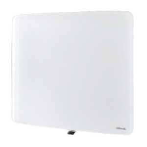 Radiateur fonte VERALI 1000W horizontal blanc brillant - ATLANTIC 507653