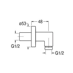 Prise D'Eau Laiton Ronde Metal Brosse - CRISTINA ONDYNA PD46377