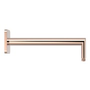 Bras mural pour pommeau de douche Or Rose 24K - TRES 29963902OP