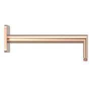 Bras mural pour pommeau de douche Or Rose Mat 24K - TRES 13462104OPM