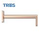 Bras mural pour pommeau de douche Or Rose Mat 24K - TRES 13462104OPM