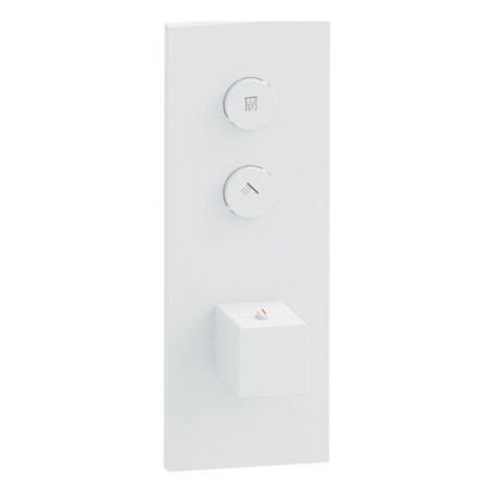 Façade douche Thermo Twist thermostatique 2 sorties Or Brossé - CRISTINA ONDYNA XQ61296P