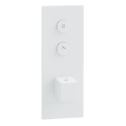 Façade douche Thermo Twist thermostatique 2 sorties Or Brossé - CRISTINA ONDYNA XQ61296P