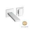 Façade Mitigeur Lavabo Murale Tabula Or Rose - CRISTINA ONDYNA TA25746P