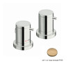 Bain Douche Or Rose Brossé Triverde 2 Sorties - CRISTINA ONDYNA XT14234P