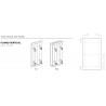 Radiateur chauffage central ACOVA - PLANEA Vertical simple 610W PLH-180-035