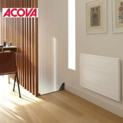 Radiateur chauffage central PLANEA horizontal double à ailettes 1081W - ACOVA PLVLD-056-090