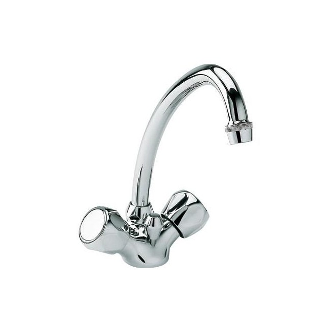 .LAVABO ORDO BEC HAUT MOBILE CHROME + Vidage - CRISTINA ONDYNA OR11051