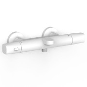 Robinet thermostatique mural OVER-WALL pour baignoire et douche Blanc mat - TRES 19017404BM