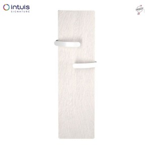 Sèche-serviettes électrique KERAMOS HUG Nativ 1000W Blanc ardoise - INTUIS SIGNATURE K164723